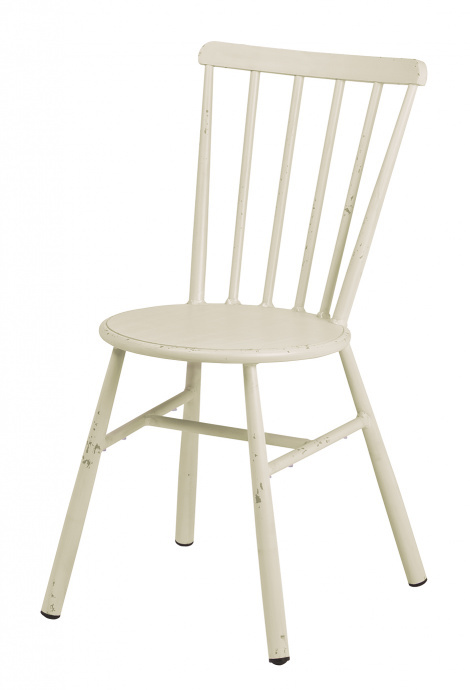 Silla Armazón, asiento y respaldo de aluminio plastificado